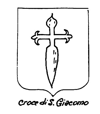 Bild des heraldischen Begriffs: Croce di S.Giacomo